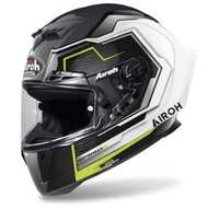 Capacete GP550S RUSH Branco/Amarelo AIROH