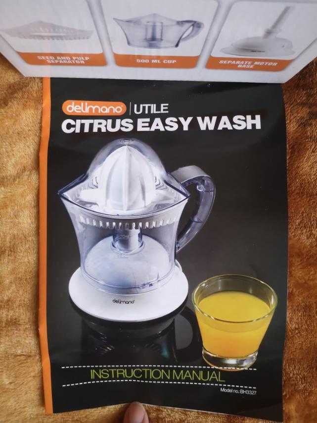 Соковижималка Delimano Utile Citrus Easy Wash