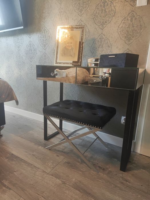 Lustrzana Konsola biurko toaletka Glamour