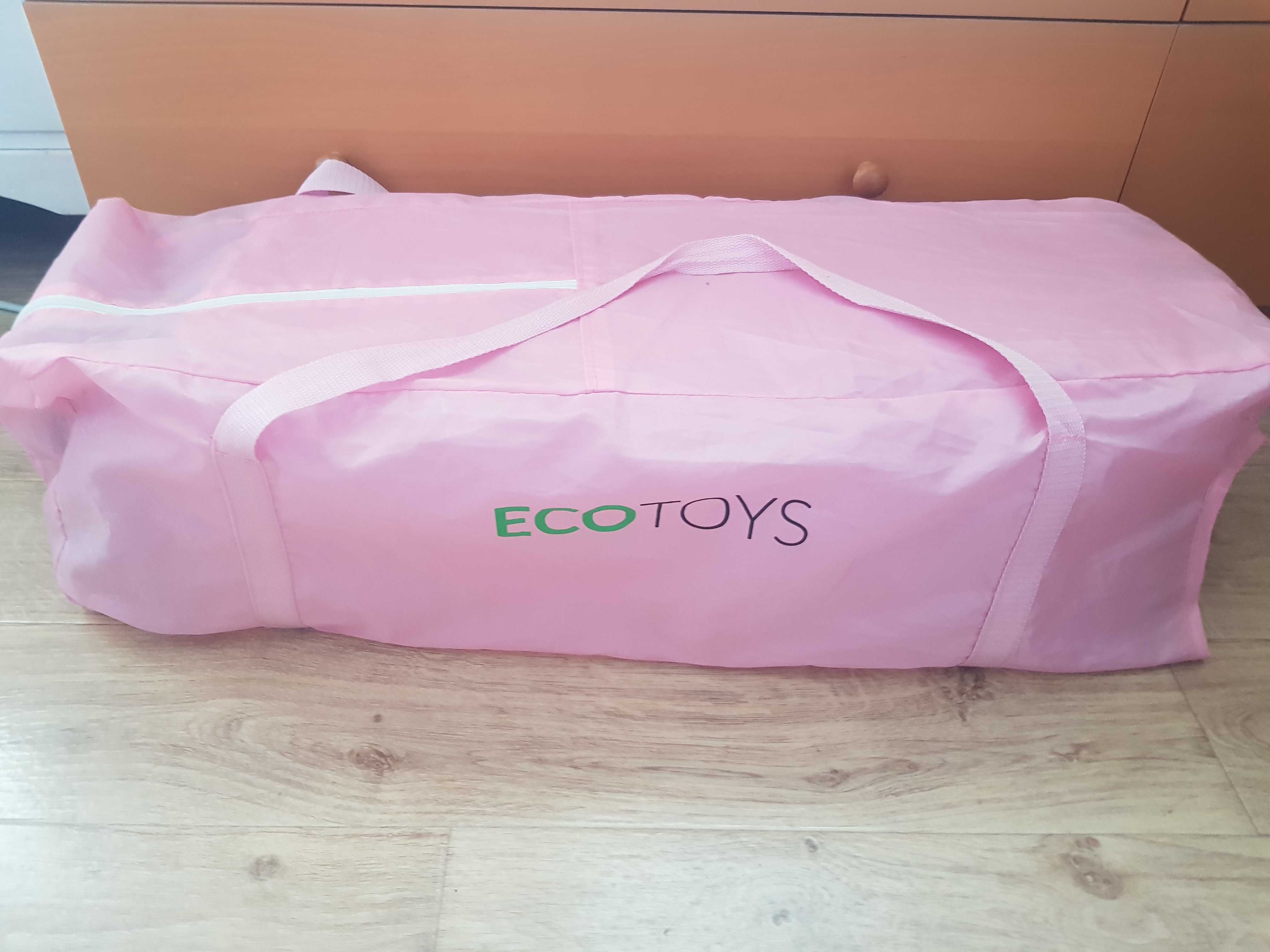 Łóżeczko różowe EcoToys