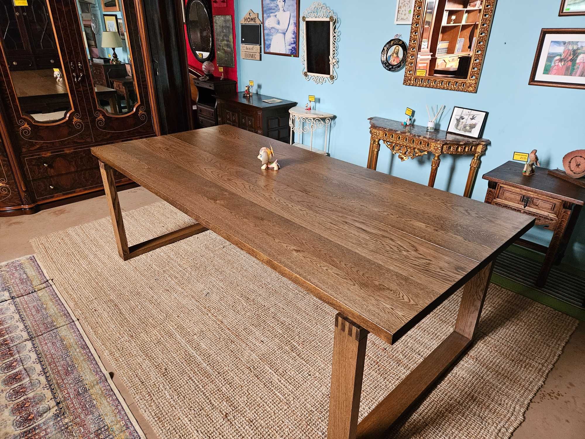 Mesa para sala ou escritório em chapa de carvalho - Sem marcas de uso