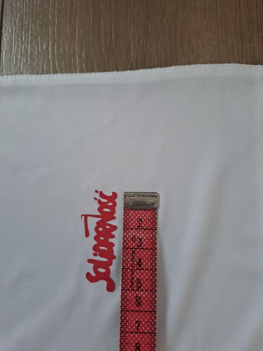 Szalik bialo czerwony z napisem Solidarność