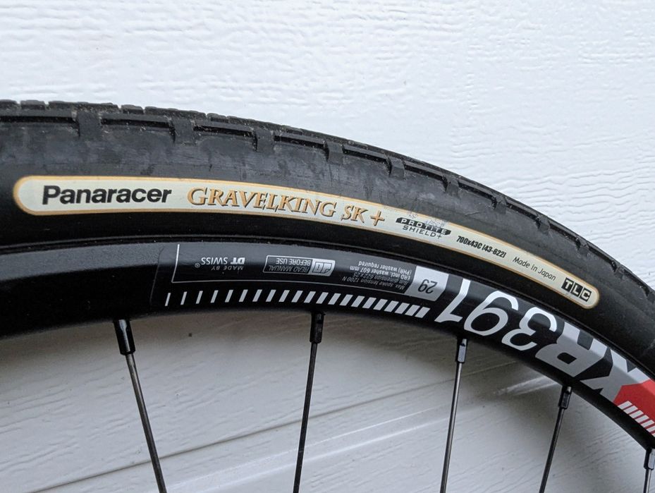 koła DT SWISS XR391, piasty dt 350, panaracer gravelking sk+ 700x43