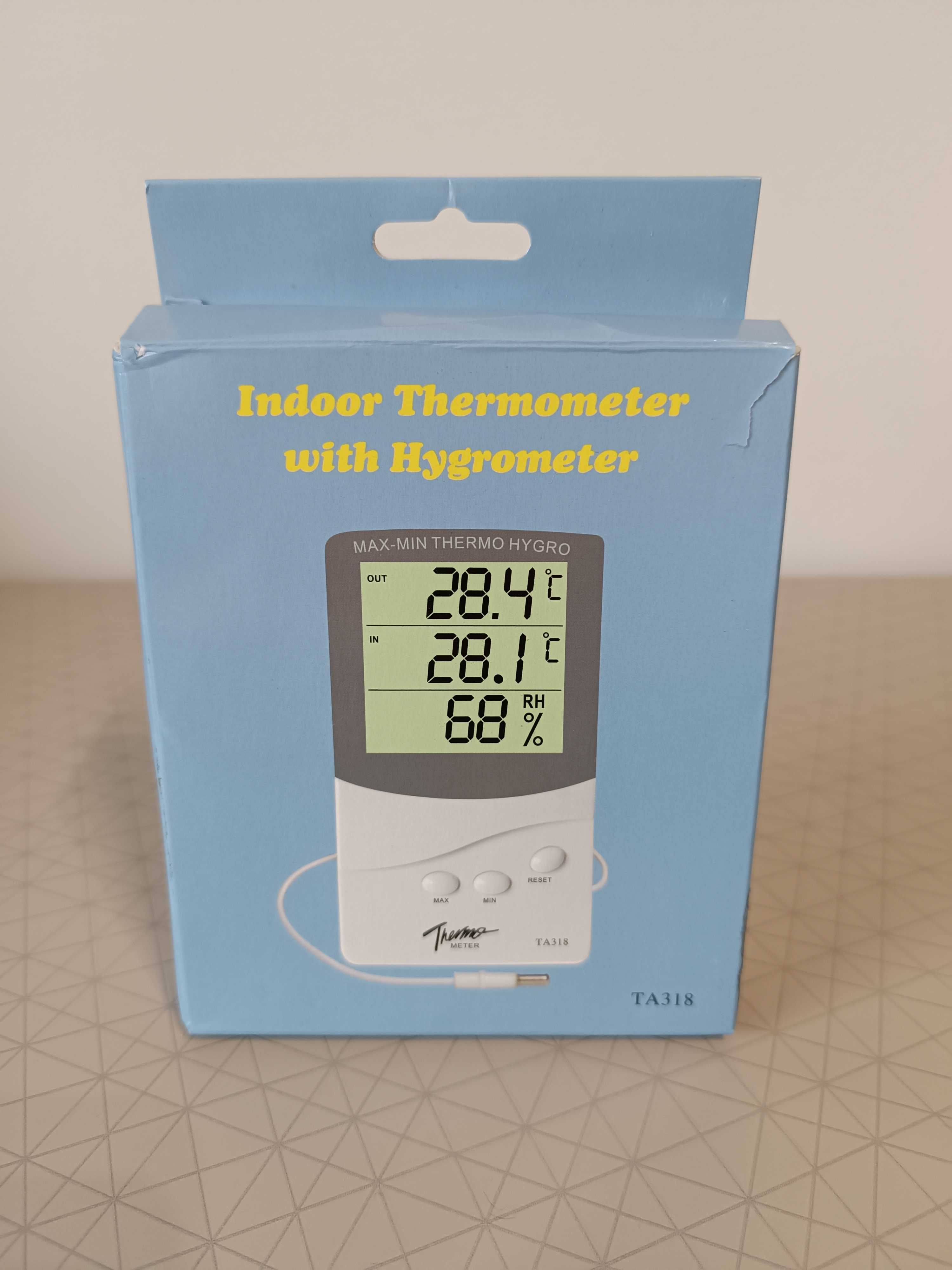 Termometr elektroniczny wewnętrzny/zewnętrzny z higrometrem TA318
