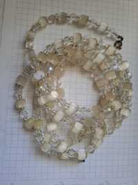 Ожерелье-колье из сатинового стекла 129 см