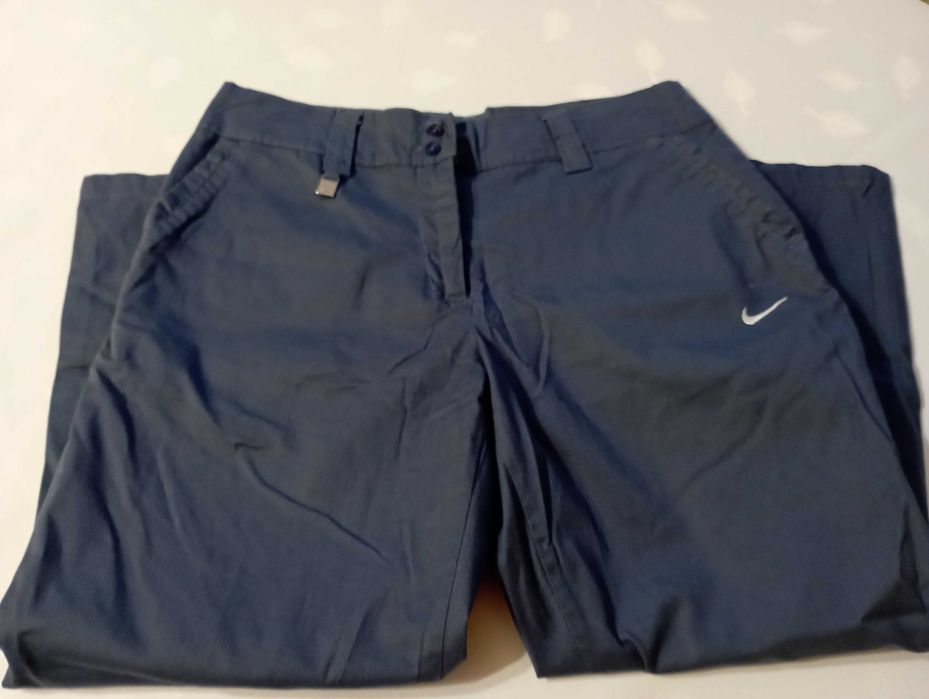 Nike spodnie damskie sportowe granatowe M/38- polecam:)