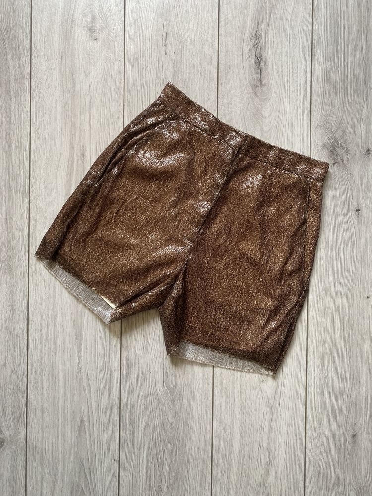Maison Margiela MM6 brown tobacco shorts