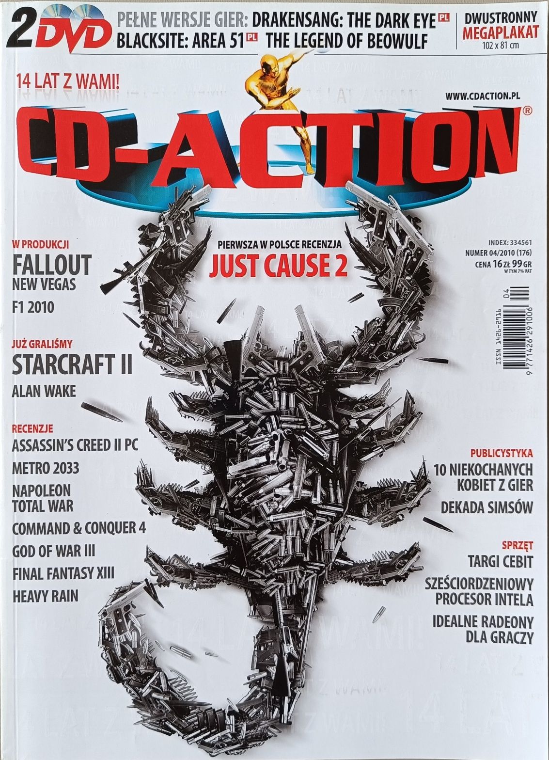 CD-Action nr 04/2010 (176) - Kwiecień 2010 - komplet z dwiema płytami