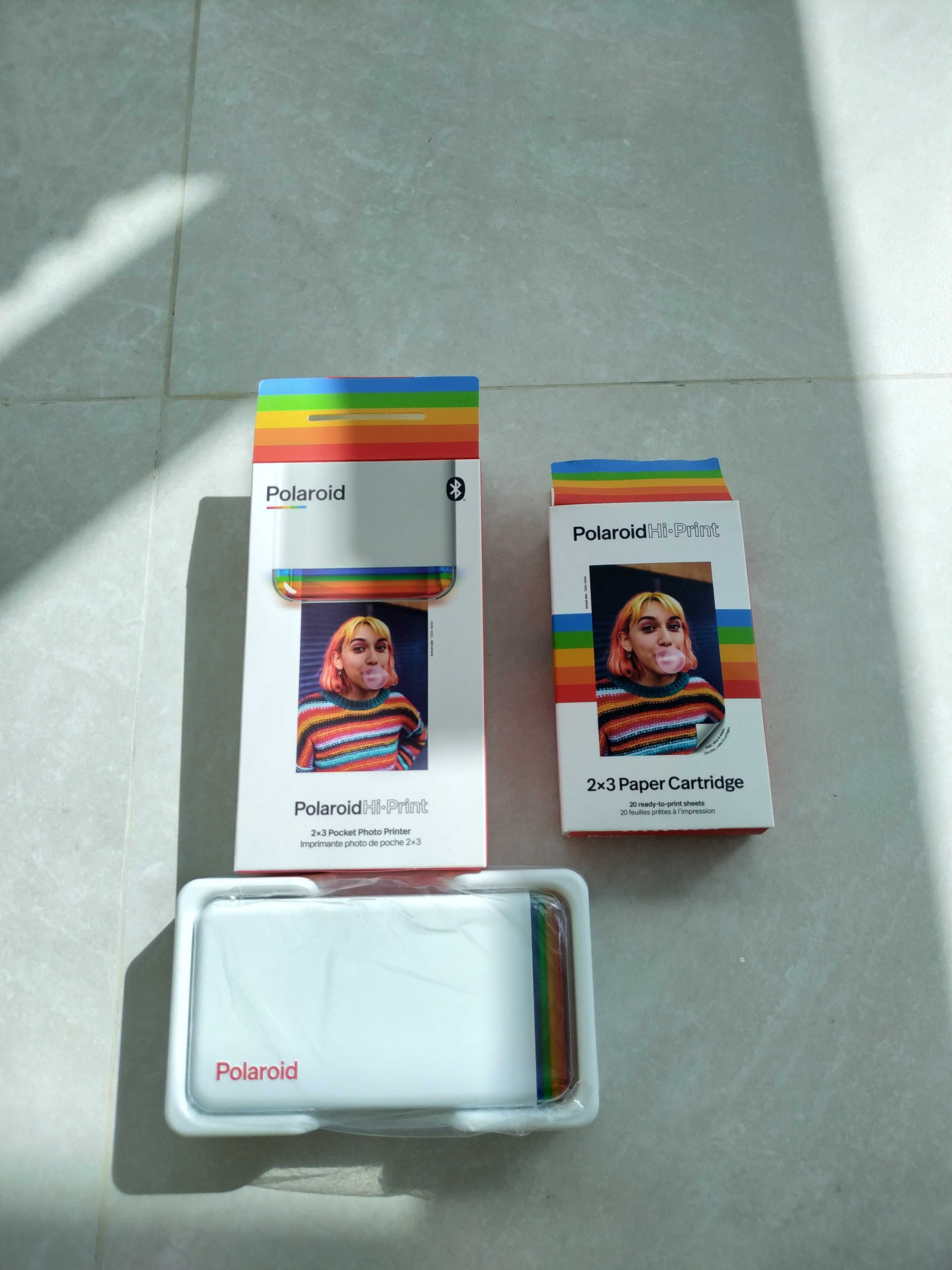 Mini фото принтер Polaroid + картридж з фотопапером.