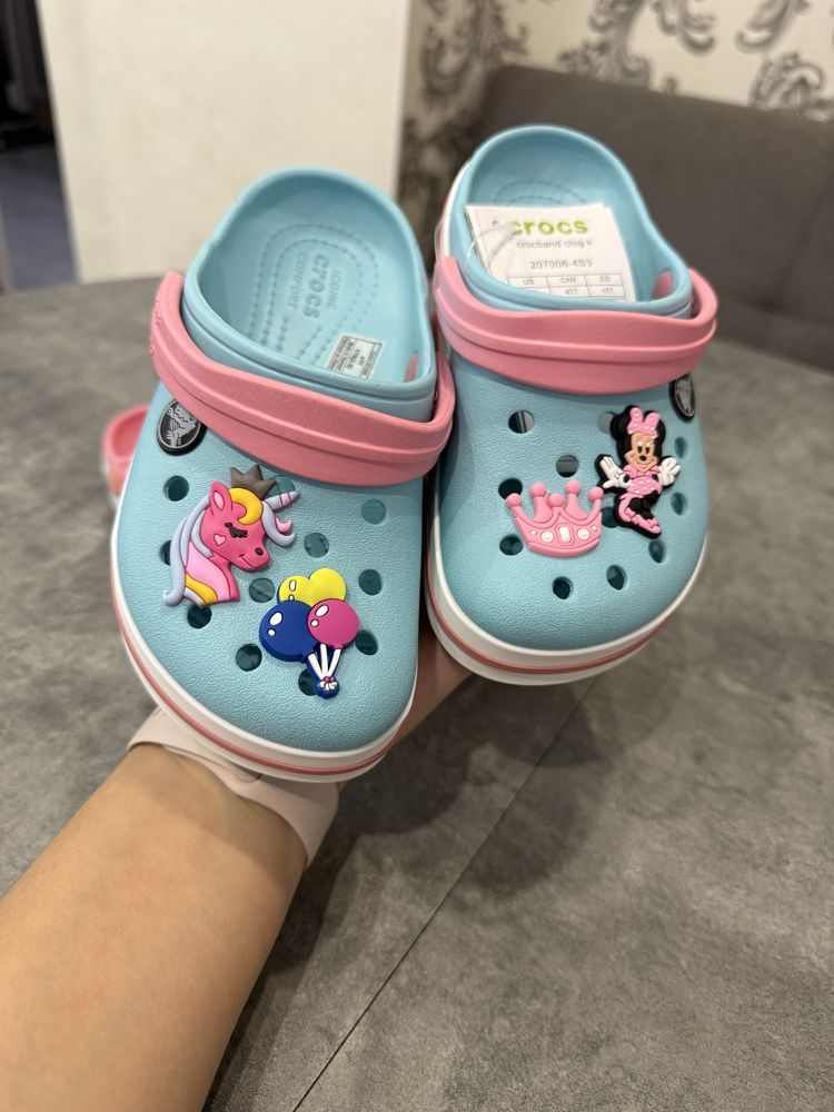 Сабо Крокси для дівчинки Crocs С9 C10 C11 C12
