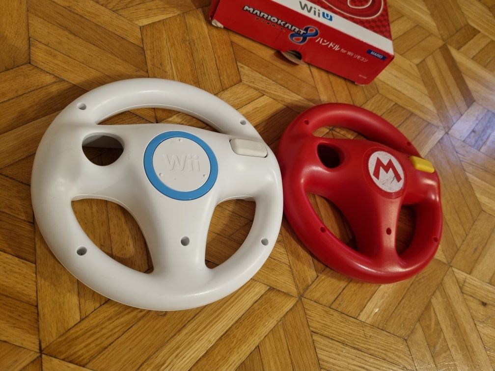 Zestaw gier Mario Wii + kierownice