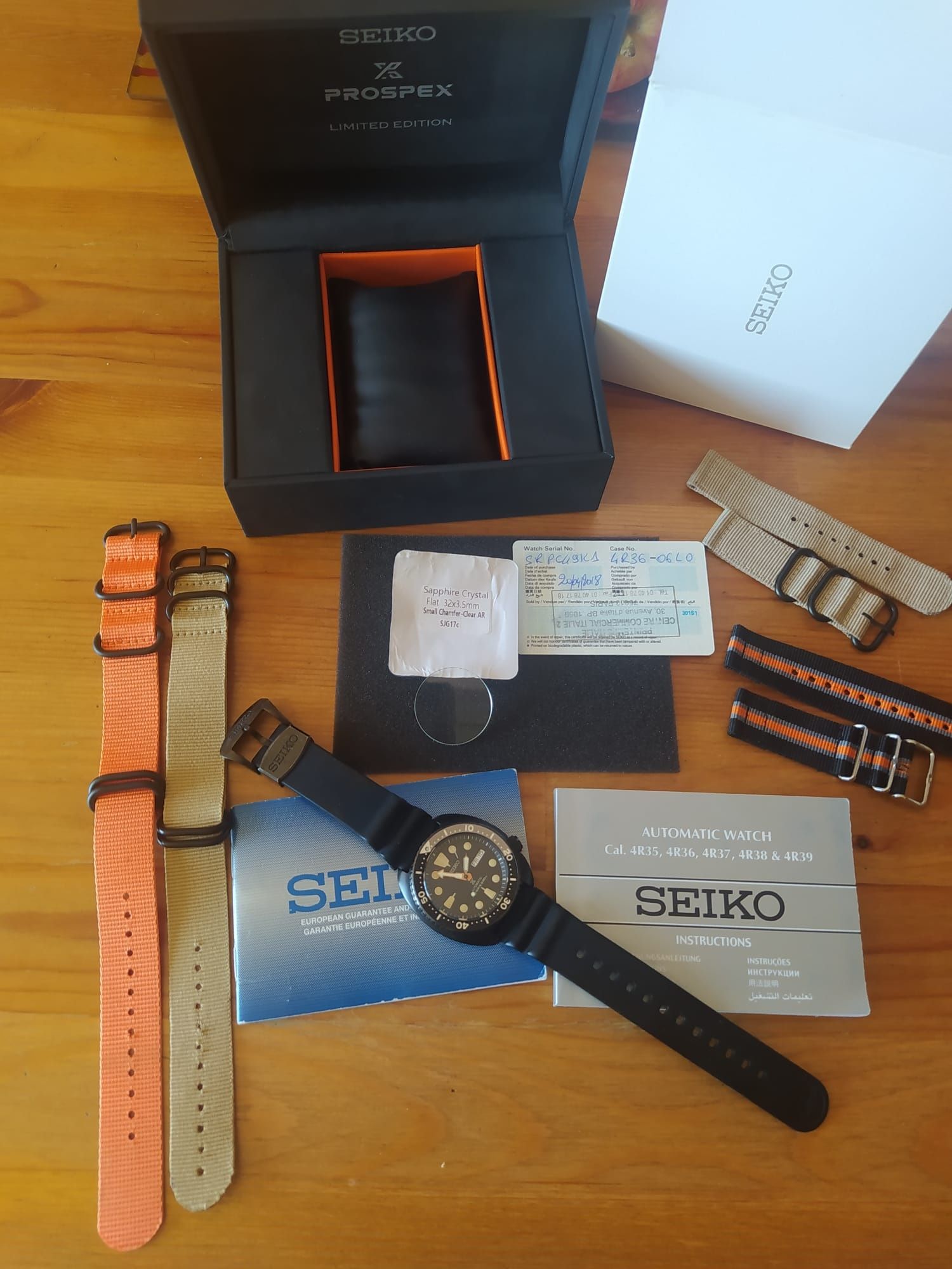 Seiko Ninja Turtle Black Series SRPC49K1 Limited edition