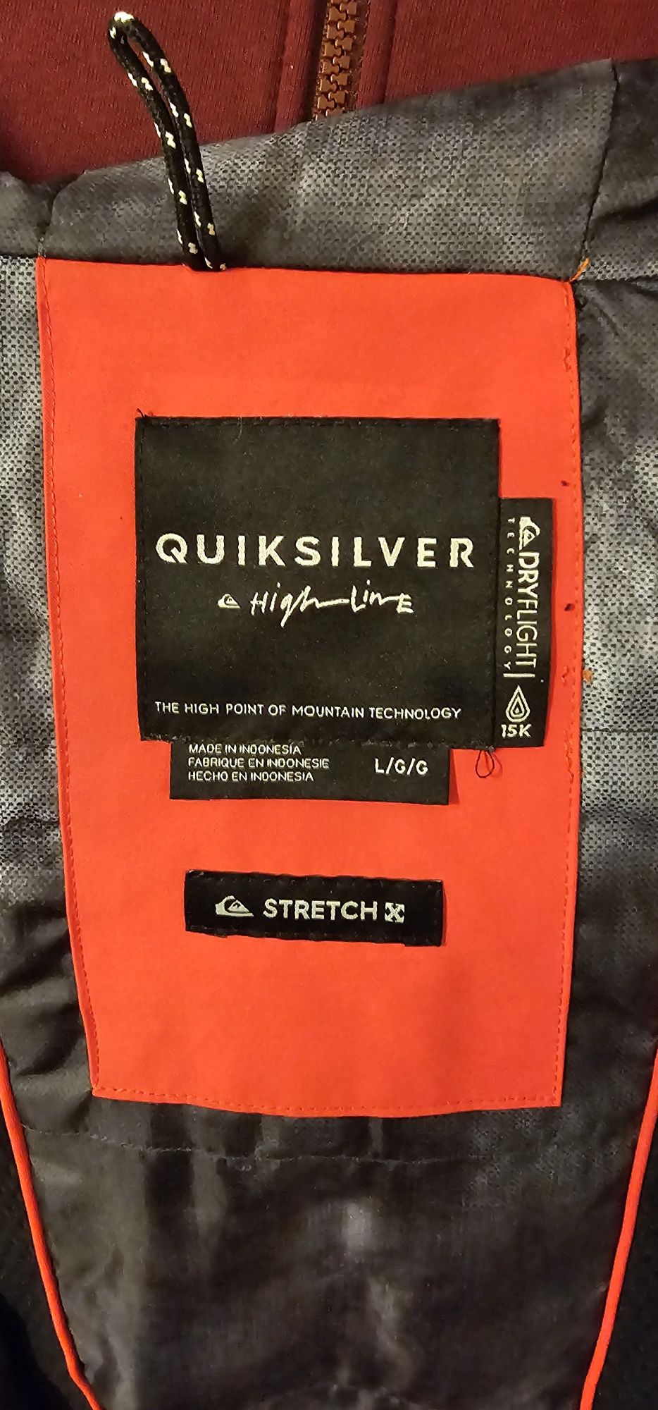 Quiksilver Arrow Wood kurtka snowboardowa, narciarska L jak nowa