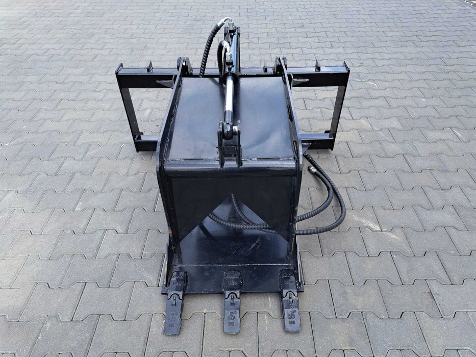 Łyżka hydrauliczna chwytakowa przeładunkowa do ładowarki burtowej