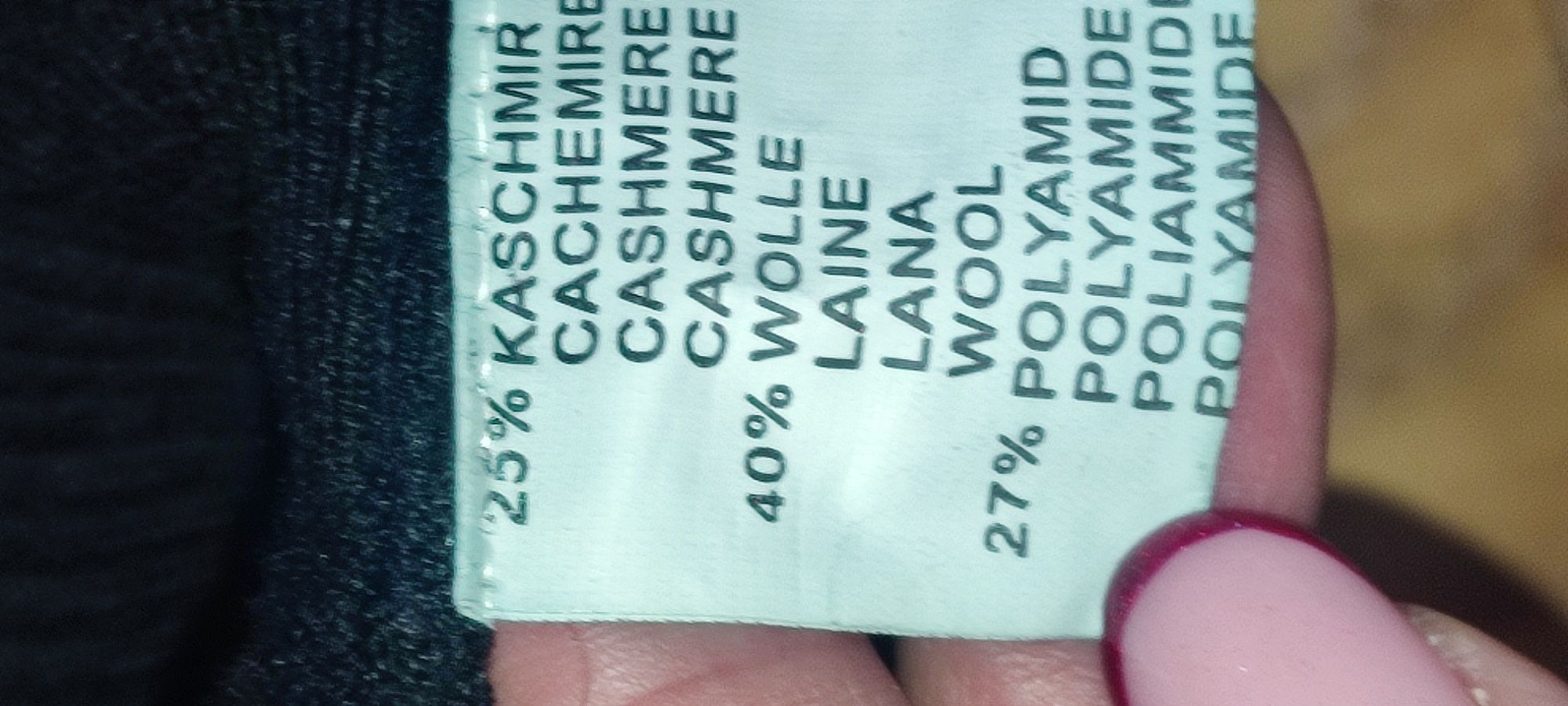 Tunika czarna rozm L -XL wymiary na fotkach