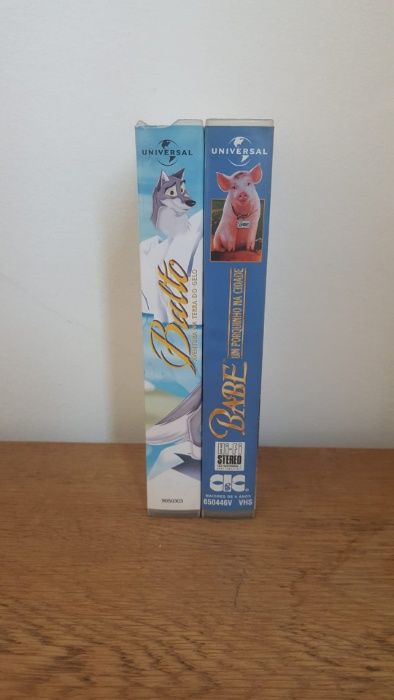 Cassetes VHS - para crianças e amantes de futebol