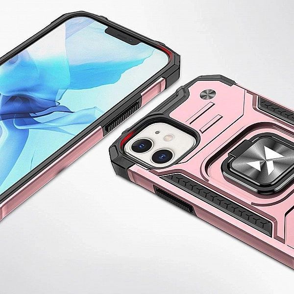 Wozinsky Ring Armor etui iPhone 14 Plus pancerny pokrowiec uchwyt magn