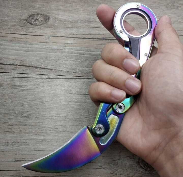 Karambit CS:GO Nóż Neck Pazur Fade Składany