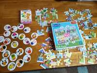 Zestaw puzzle świnka peppa memory gra