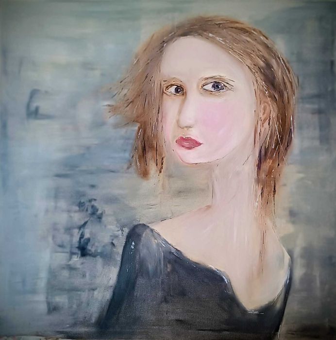 Óleo sobre tela, original, 80cmx80cm