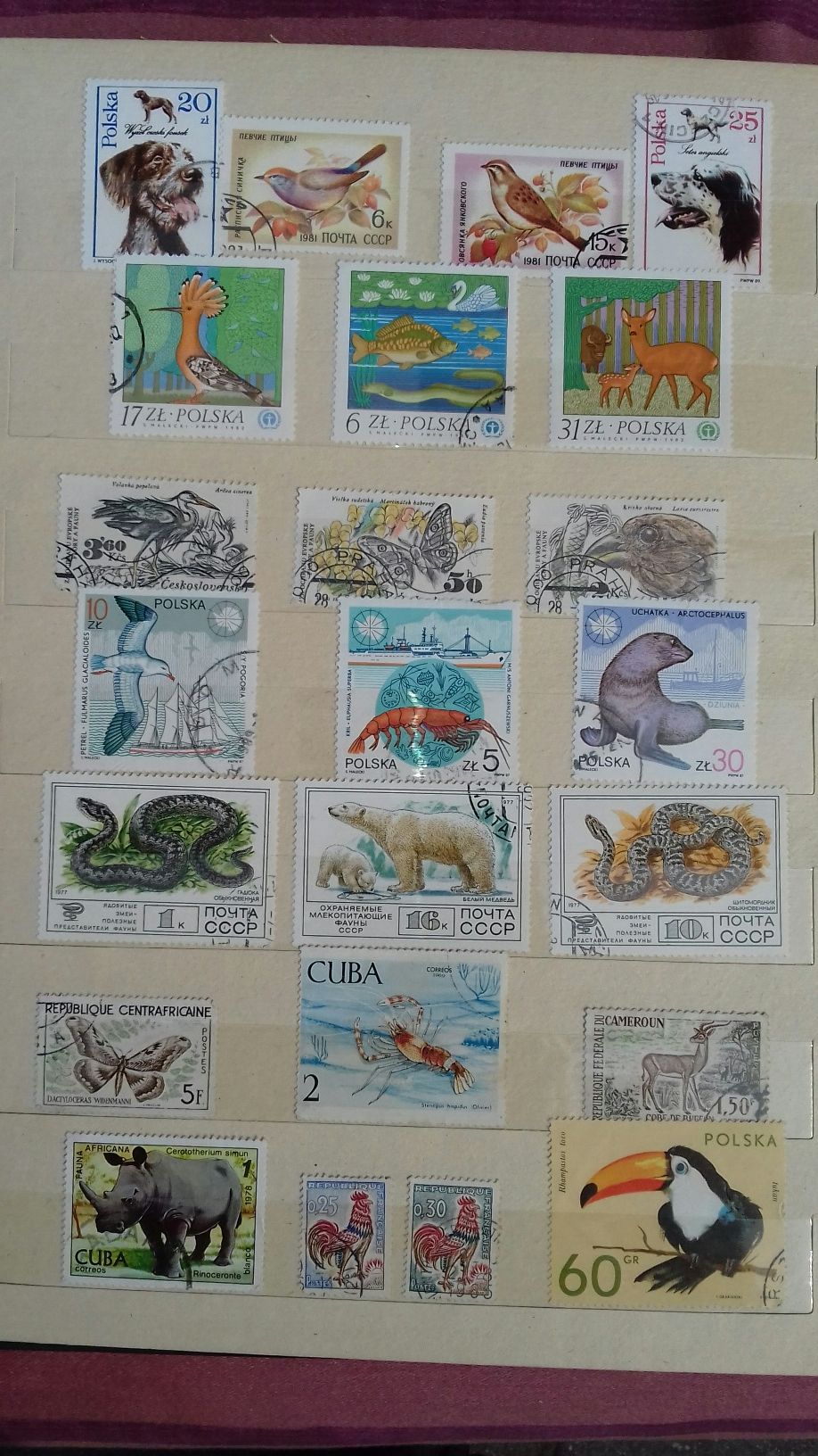 Stare znaczki ( zestaw 5)