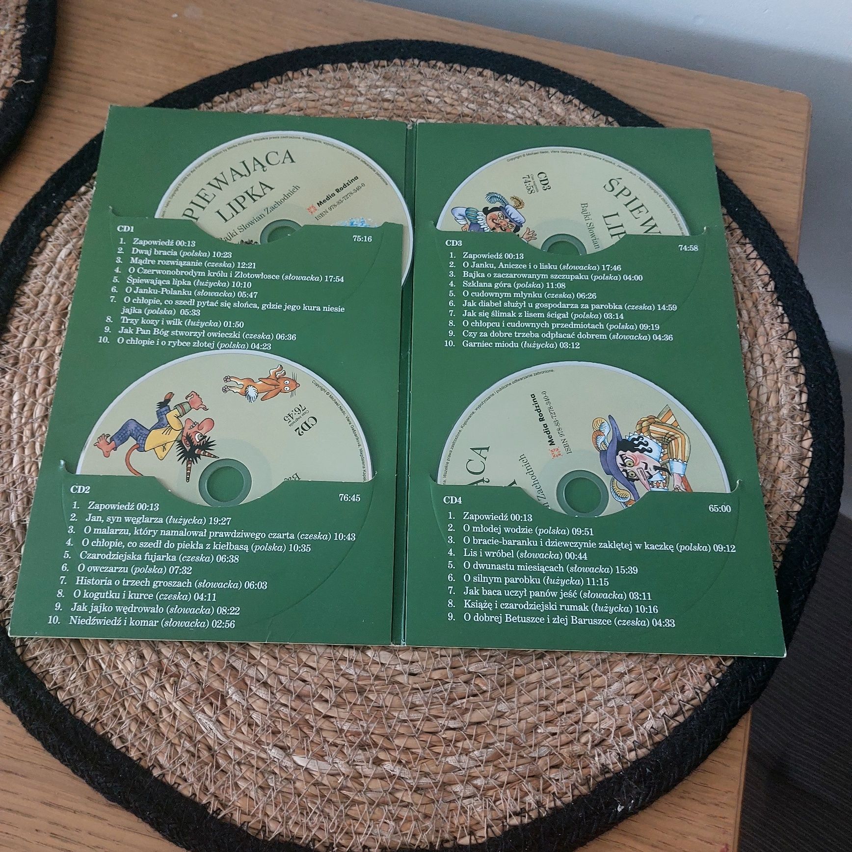 Śpiewająca lipka bajki Słowia Zachodnich. Audiobook CD Czyta J. Stuhr