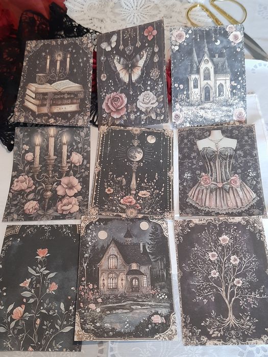 20 Papéis Scrapbooking - Magia Encantada