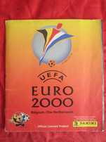 Caderneta completa de cromos Panini do EURO 2000
