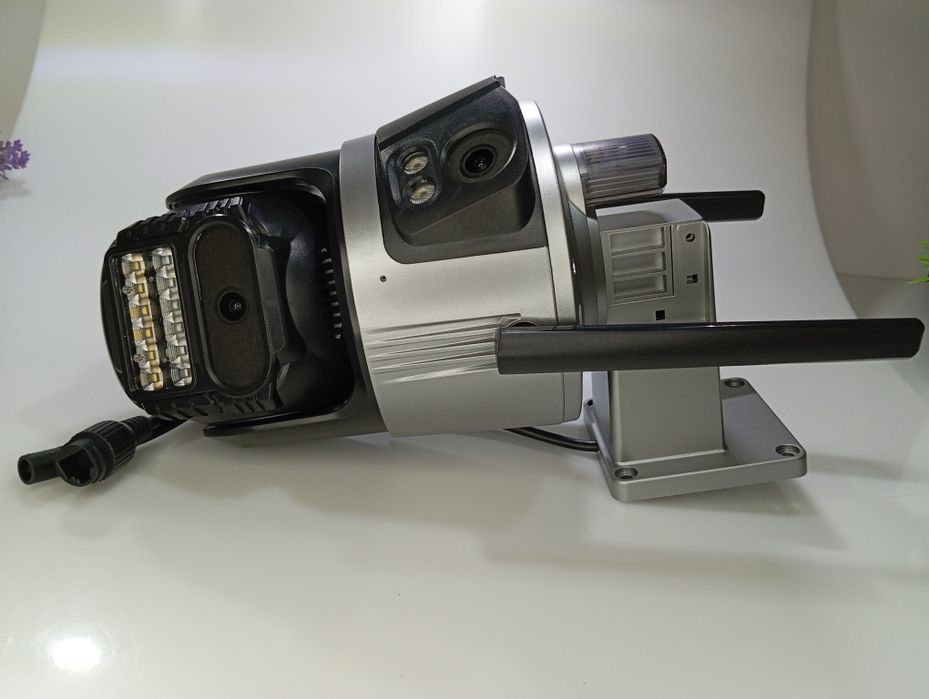 ‼️Wi-Fi камера відеоспостереження 12 Мп із 3 об'єктивами Датчик РУХУ‼️