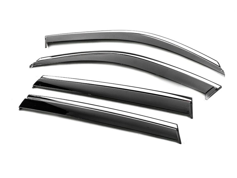 BMW X5 F-15 2013-2018 рр. Вітровики з хромом Niken Luxury (4 шт)