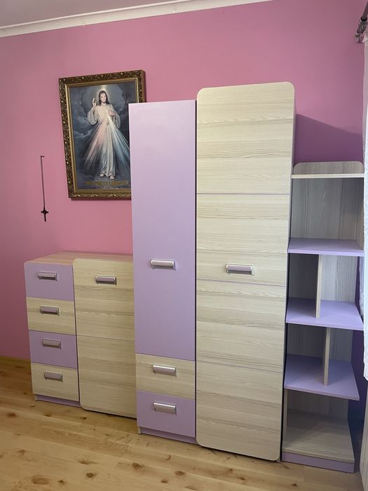 komplet mebli Lorento (6 mebli oraz biurko narożne)