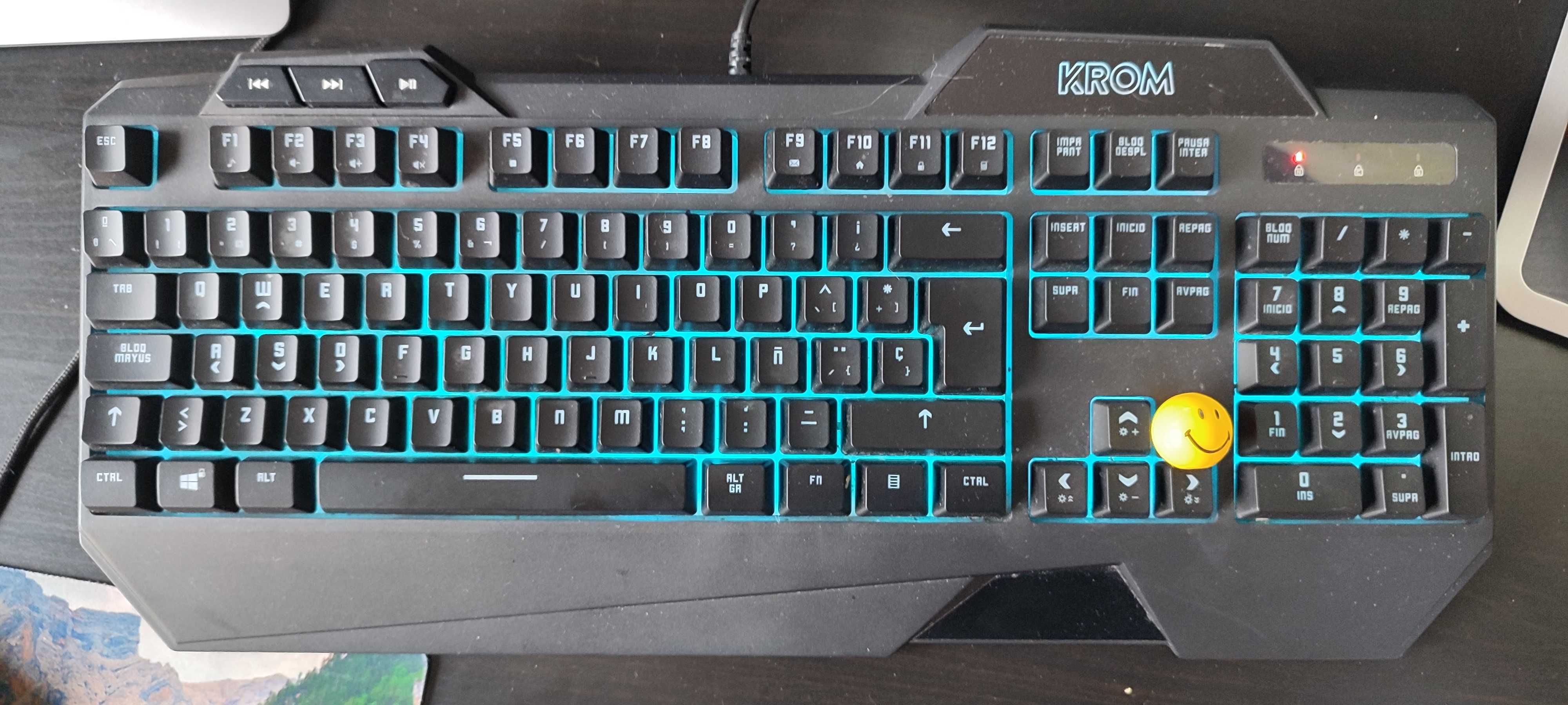 Combo Teclado + Rato novo Krom Gaming