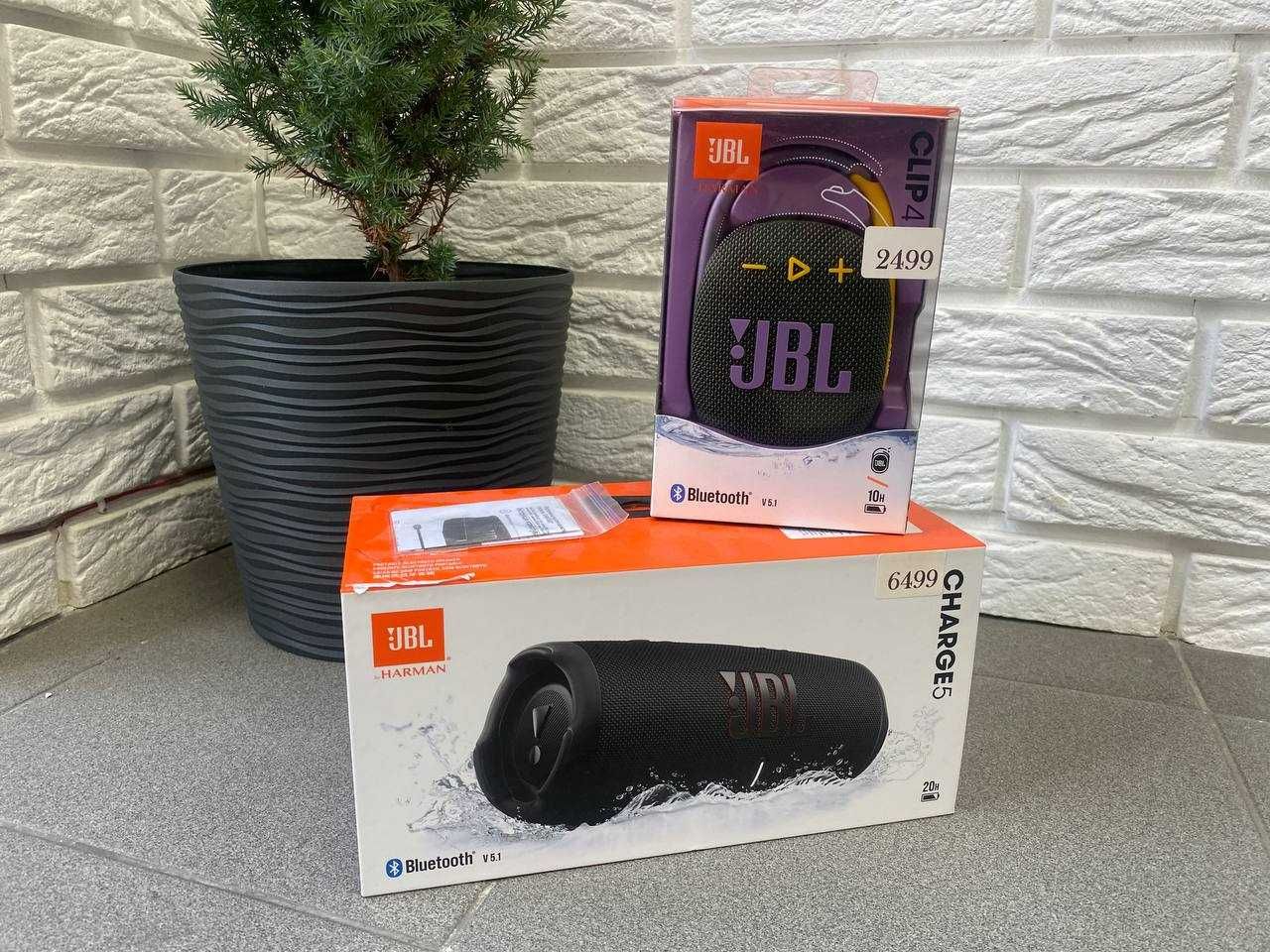 АКЦІЯ Оригінальні JBL Charge 5 Black/ JBL CLIP 4 Green. НОВІ 10год