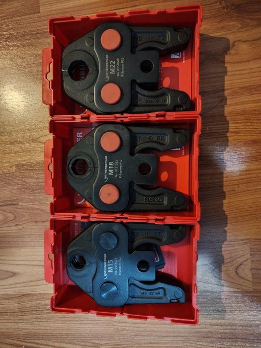 Szczęki  profil M nowe do zaciskarek Rotherbrger Geberit Viega Rems