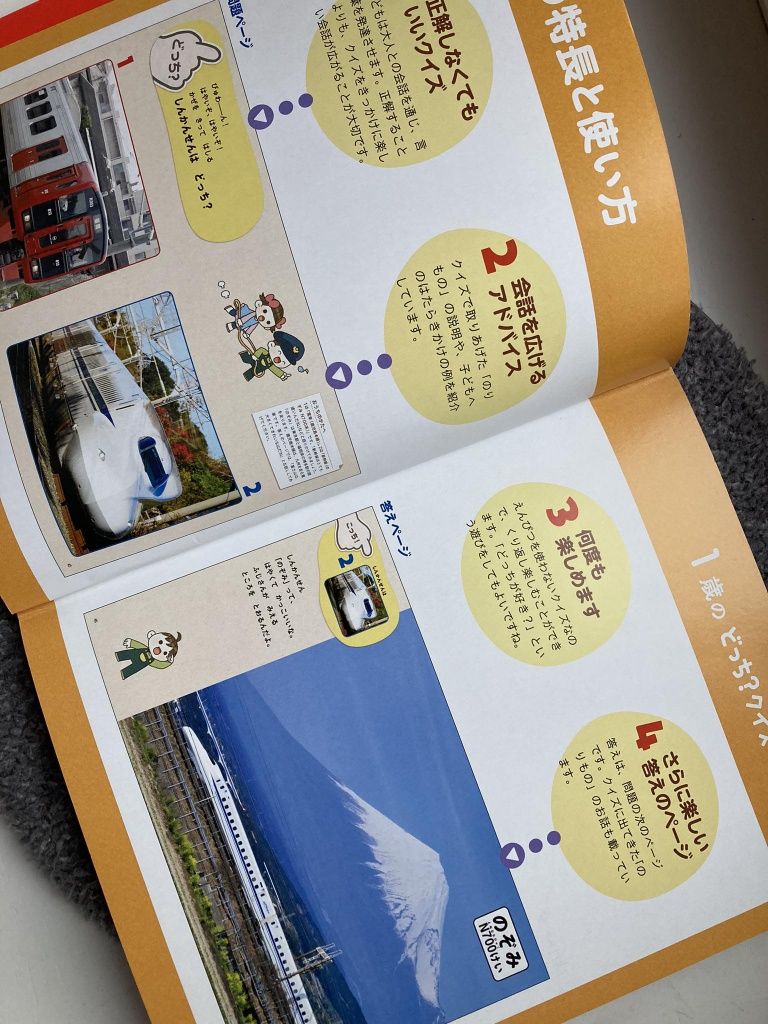 Edukacyjna książka dla dzieci po japońsku z Japonii POJAZDY