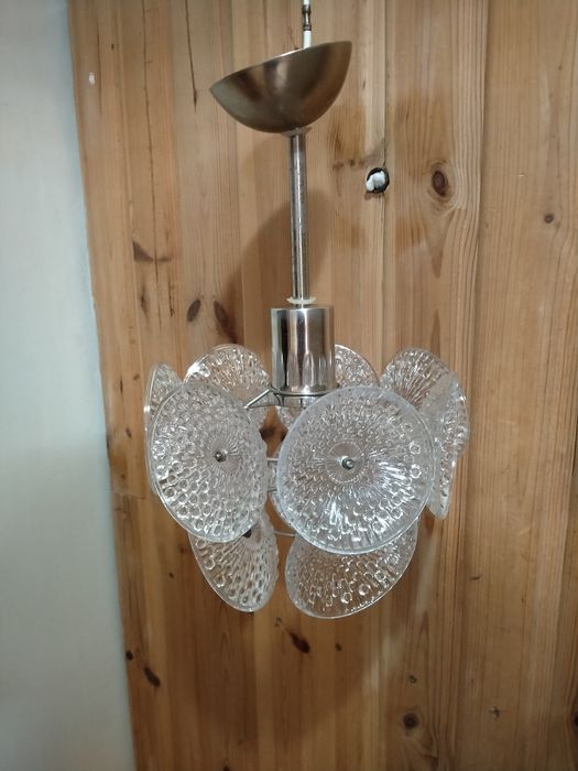 Винтажная люстра Одуванчик, спутник СССР