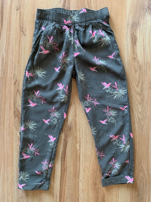 Spodnie H&M 110 bawełniane dziewczęce nowe
