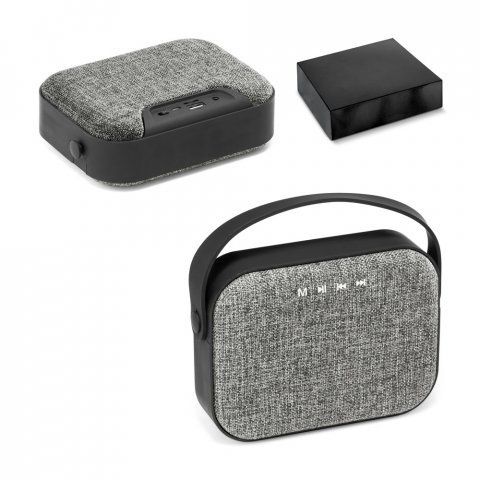 Coluna de som portátil com microfone