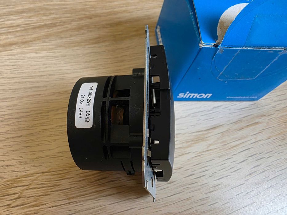 Simon 54, głośnik do ramki, czarny mat