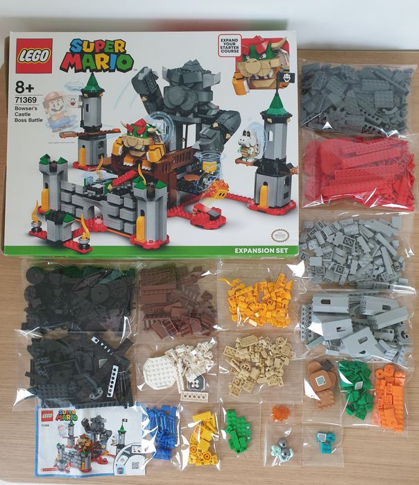 Klocki LEGO SUPER MARIO Walka w zamku Bowsera 71369 Bowser Zamek