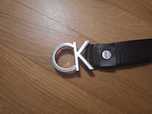 Pasek skórzany Calvin Klein czarny rozmiar 85-105.