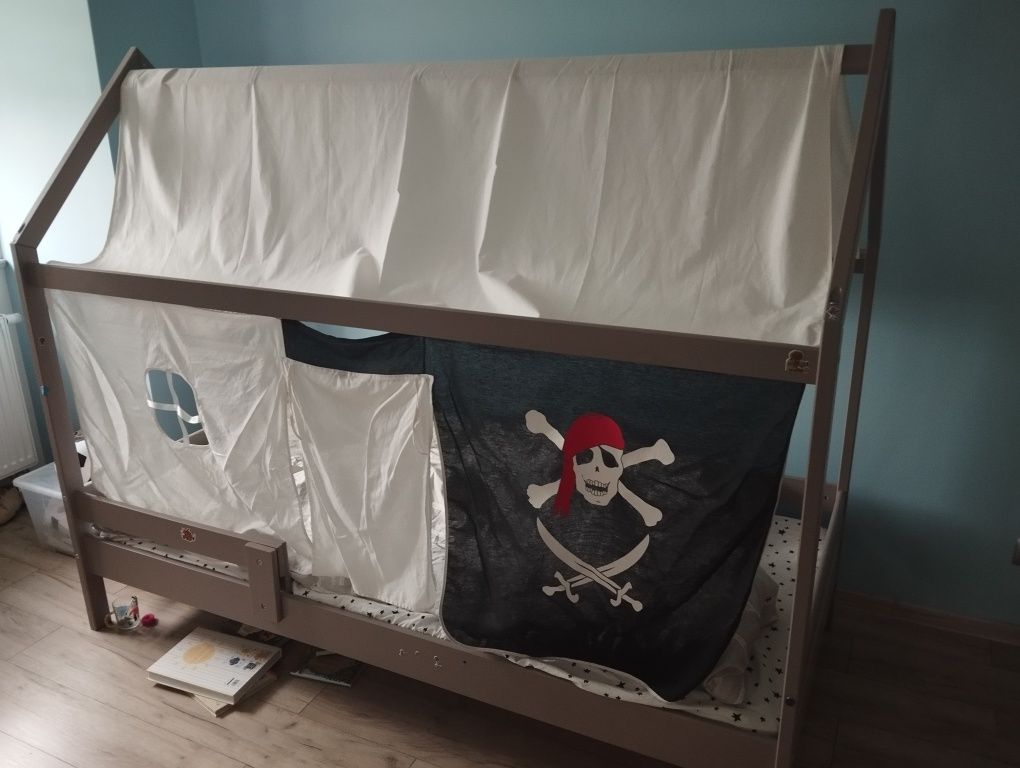 Łóżko domek pirata dla chłopca
