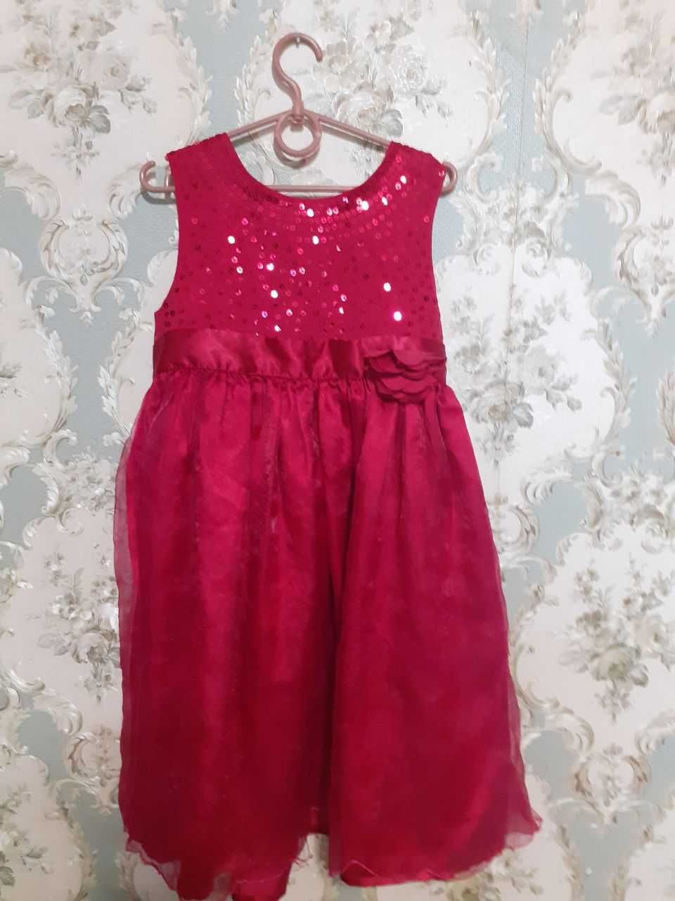 Святкове вишневе плаття платье сукня