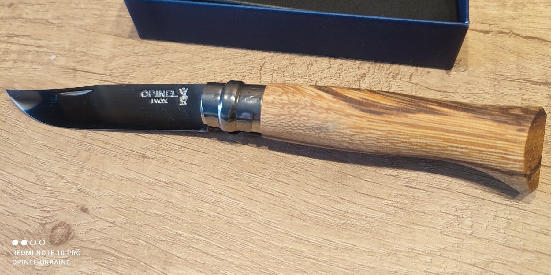 Нож Opinel 8 Inox Snake Wood 08 002502 подарочный дерево змей лимитка