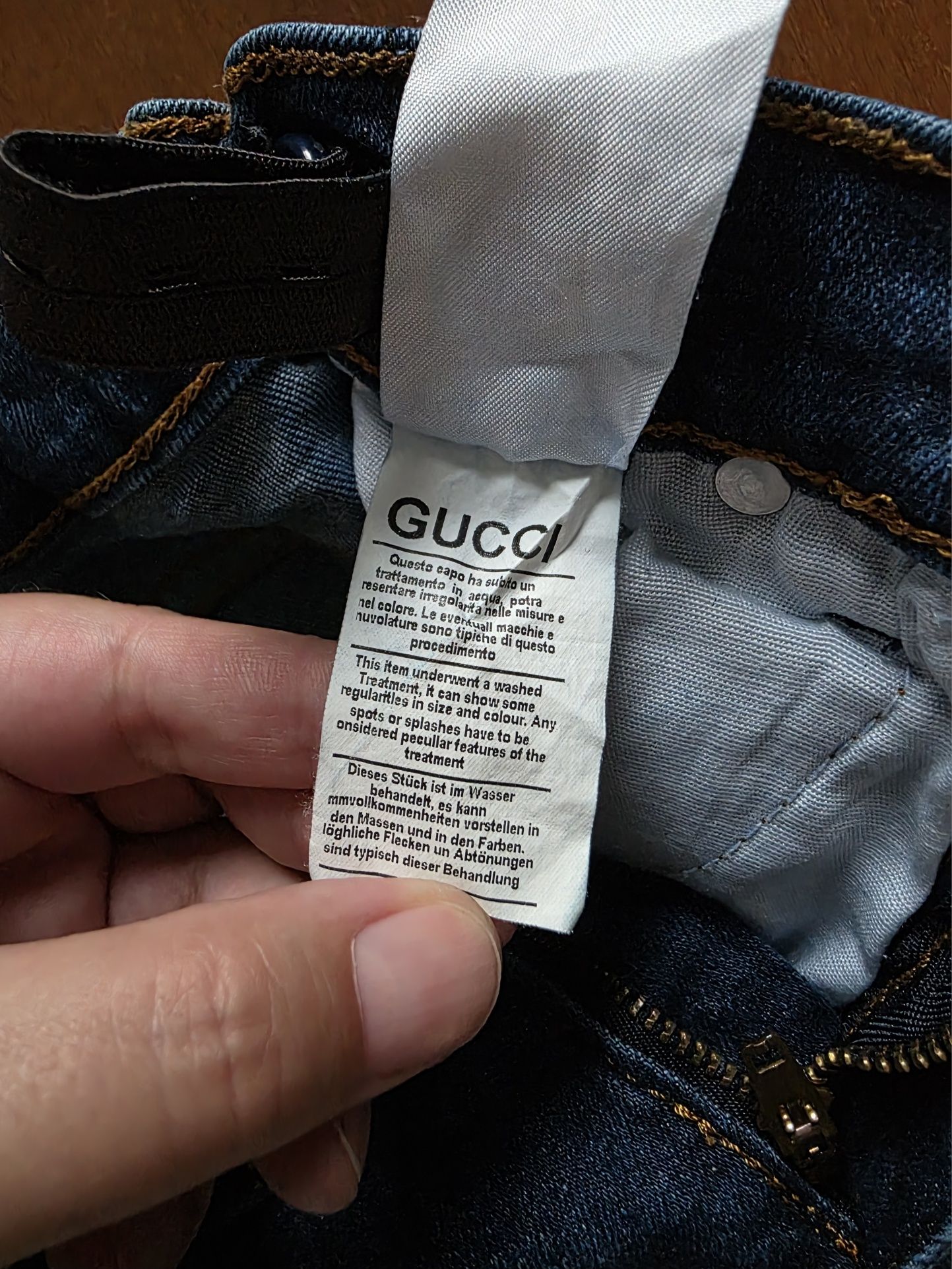 Gucci jeansy dziecięce z dziurami 9 lat 134 cm