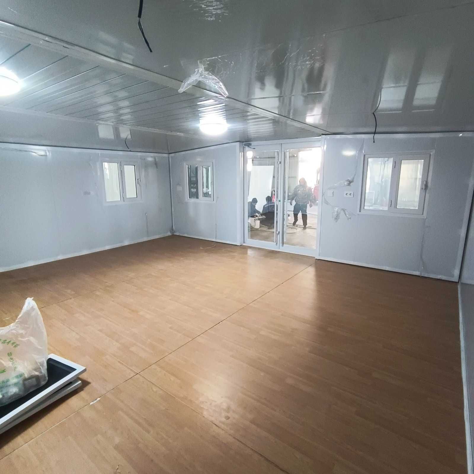 Kontener biurowy o powierzchni 72 m2, rozkładany, cena brutto FV23%