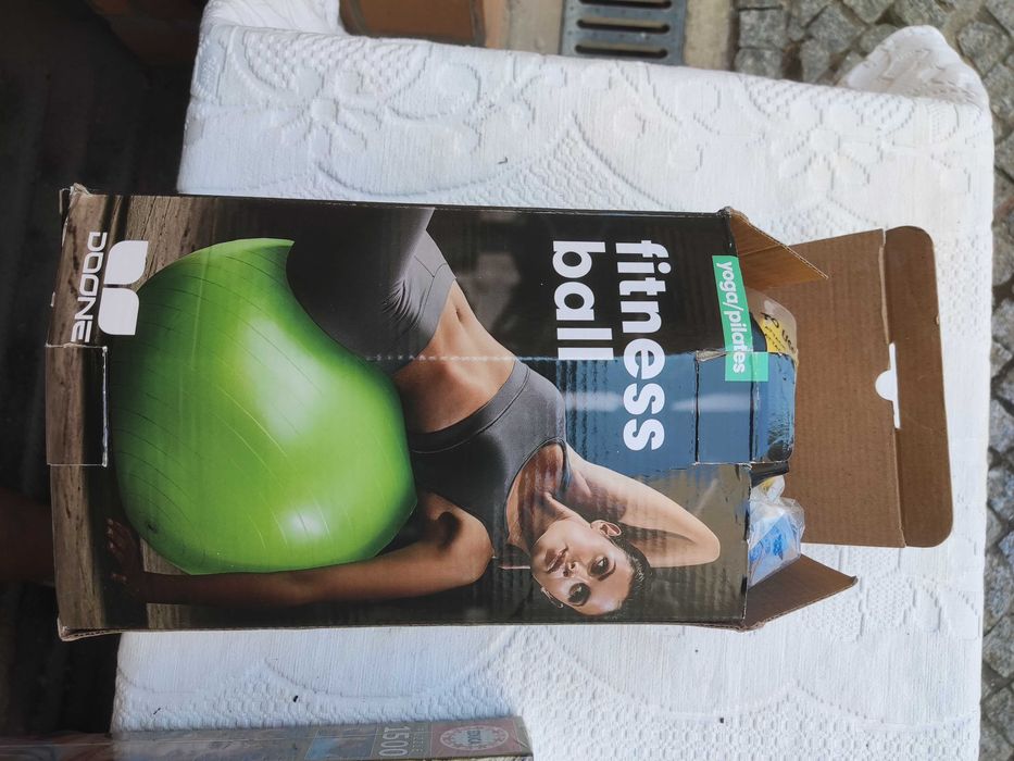 Bola de pilates, Fitness, yoga 85 cm com bomba