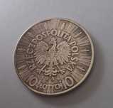 Piękna moneta 10 złotych Piłsudski 1934 kopia