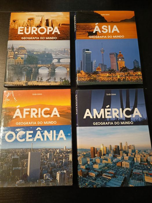 4 Volumes Geografia do Mundo do Círculo de Leitores