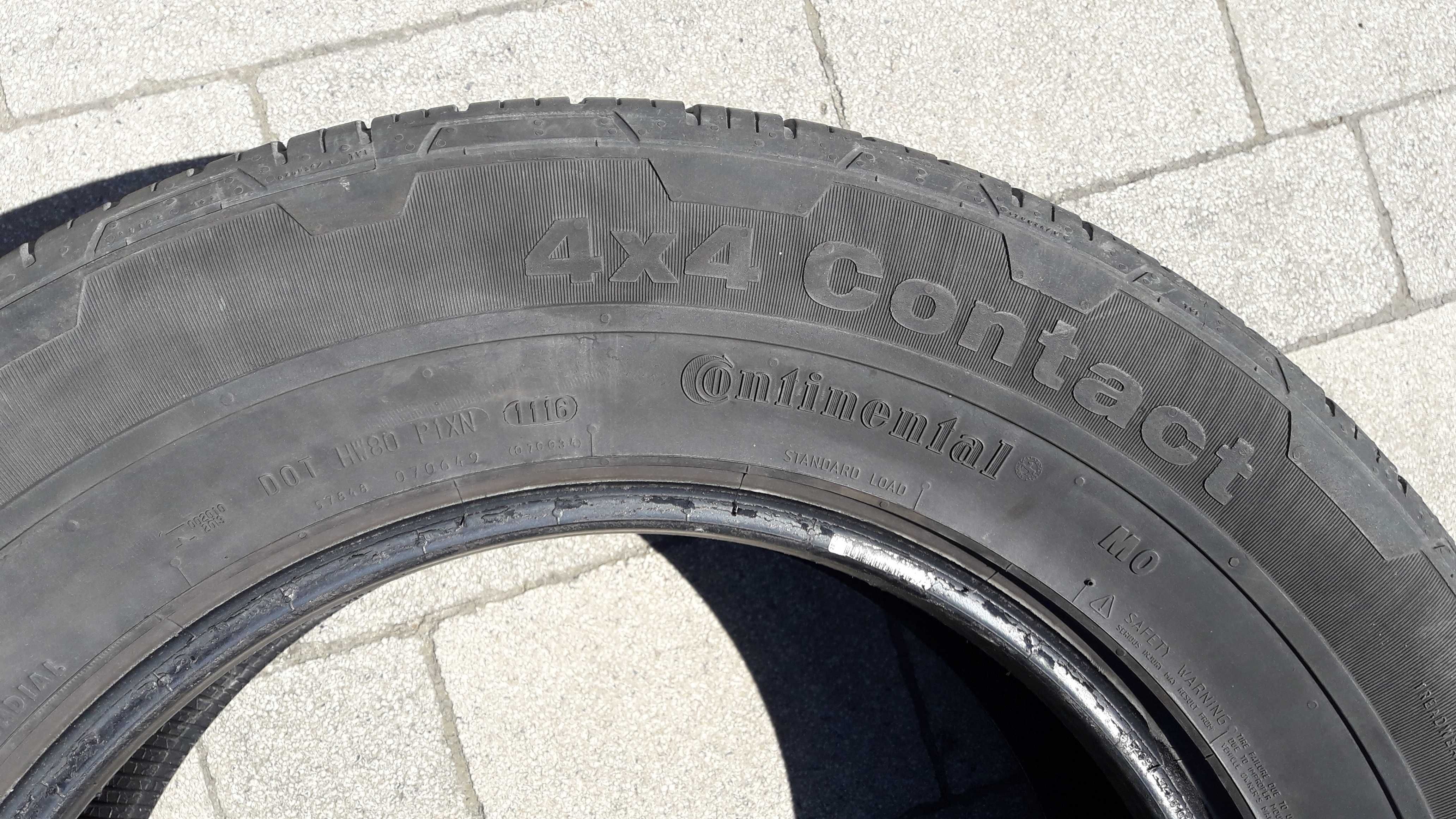 Opony Continental 4x4 265/60/18